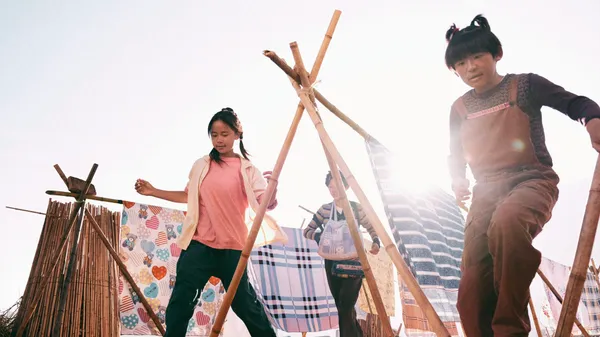 Футбол на крыше